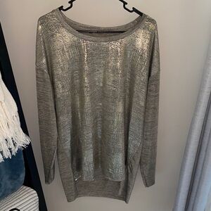 Dantelle Silver Sequin Women's Top